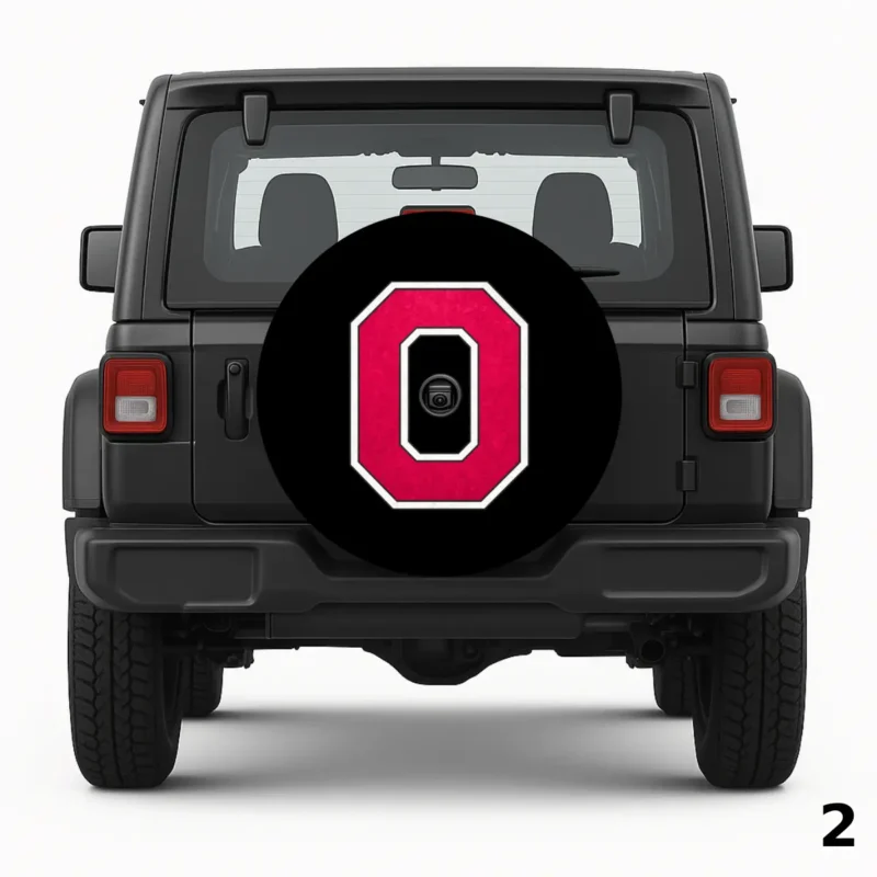 =Ohio State Block O Logo Spare Tire Cover