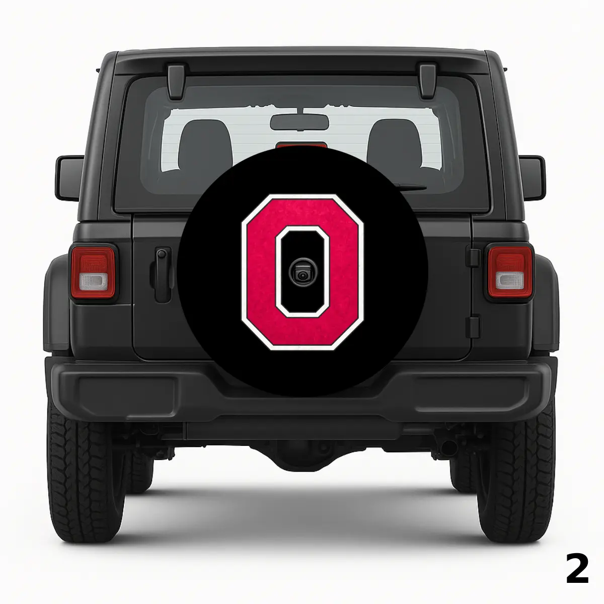 =Ohio State Block O Logo Spare Tire Cover