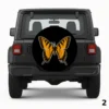 =Orange Jeep Spare Tire Cover