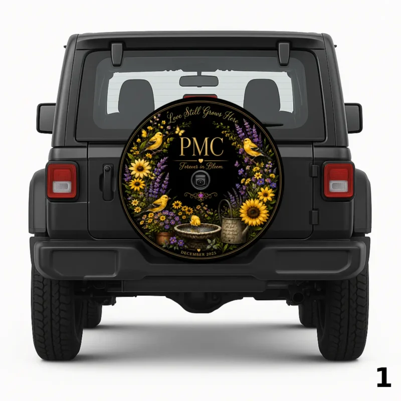 =PMC Forever in Bloom Spare Tire Cover