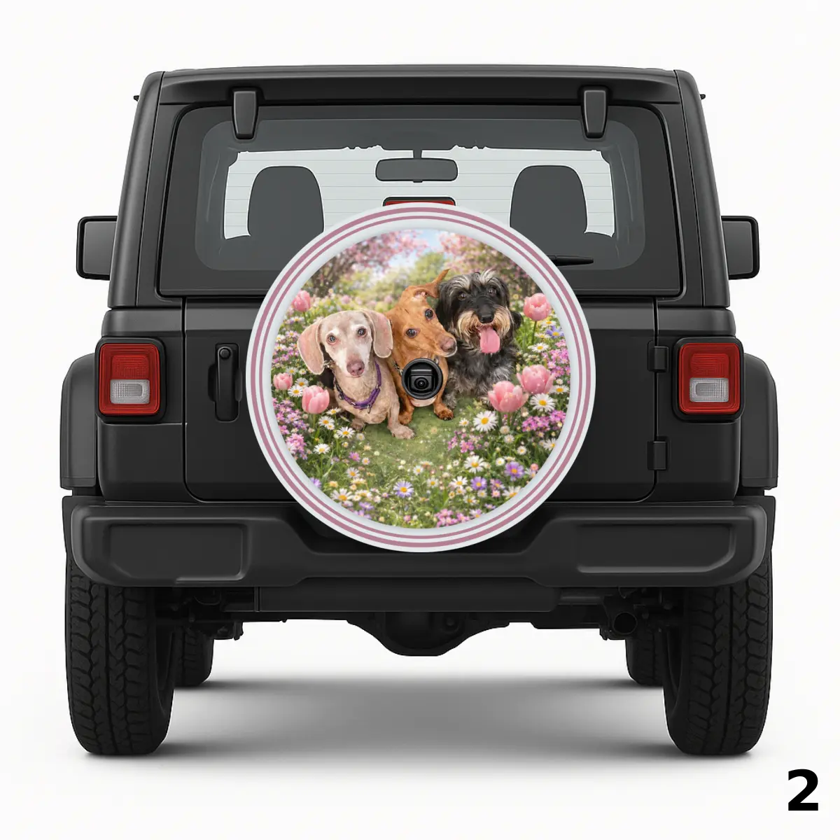 =Paws in Bloom Spare Tire Cover