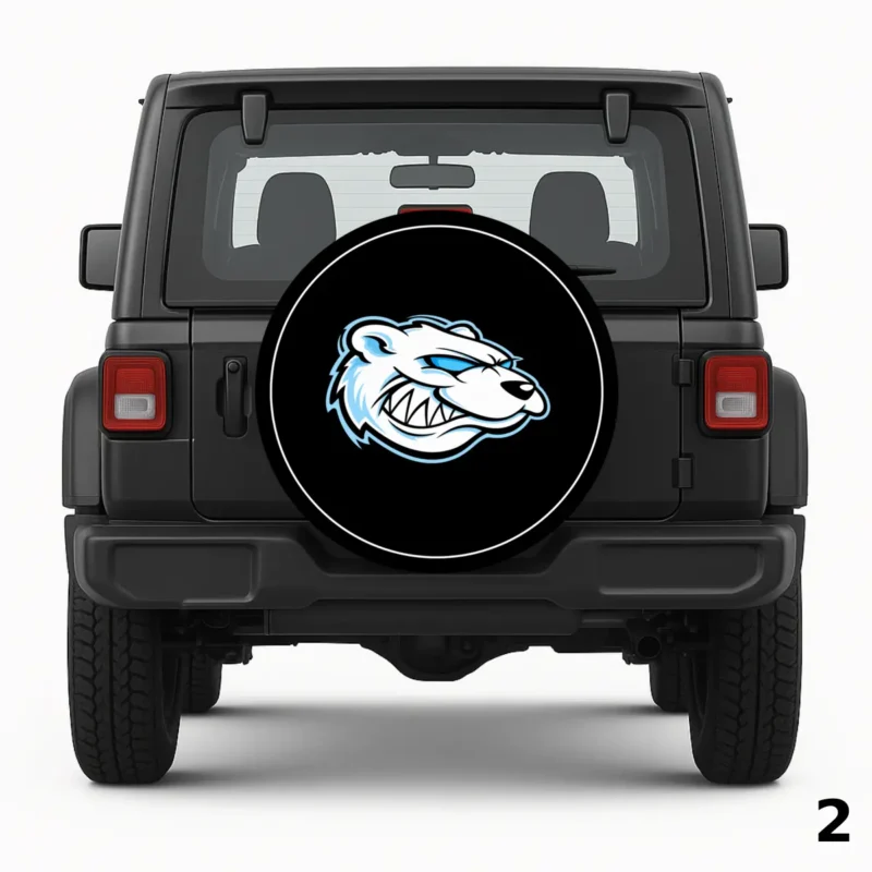 =Polar Bear Spare Tire Cover
