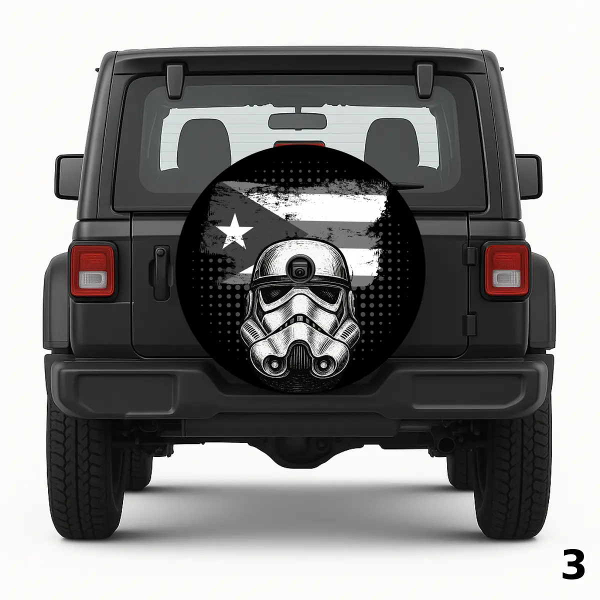 =Puerto Rican Stormtrooper Spare Tire Cover