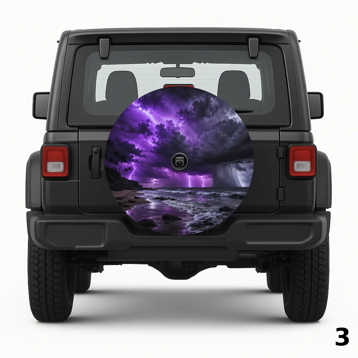 =Purple Storm Spare Tire Cover
