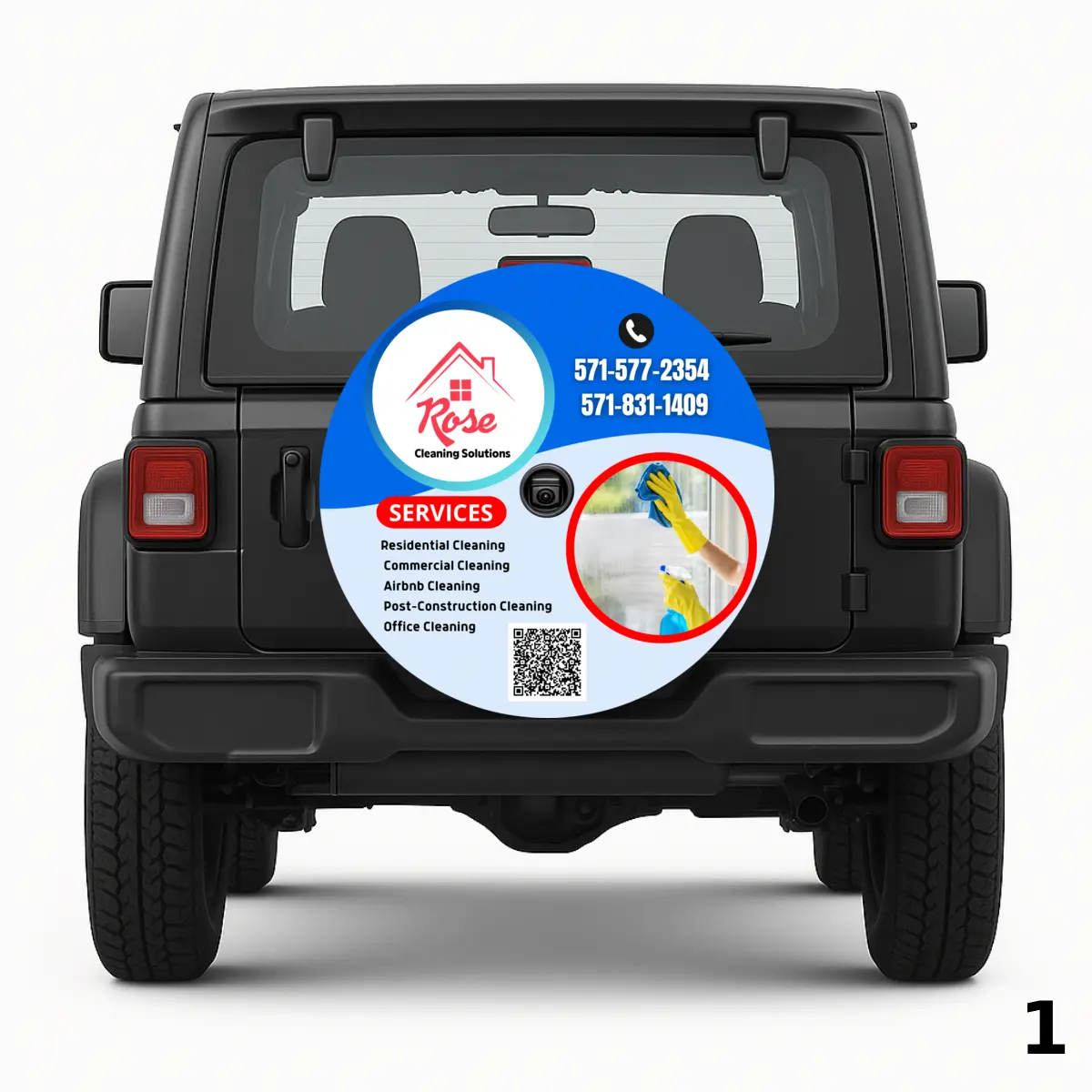 =Rose Cleaning Solutions Spare Tire Cover