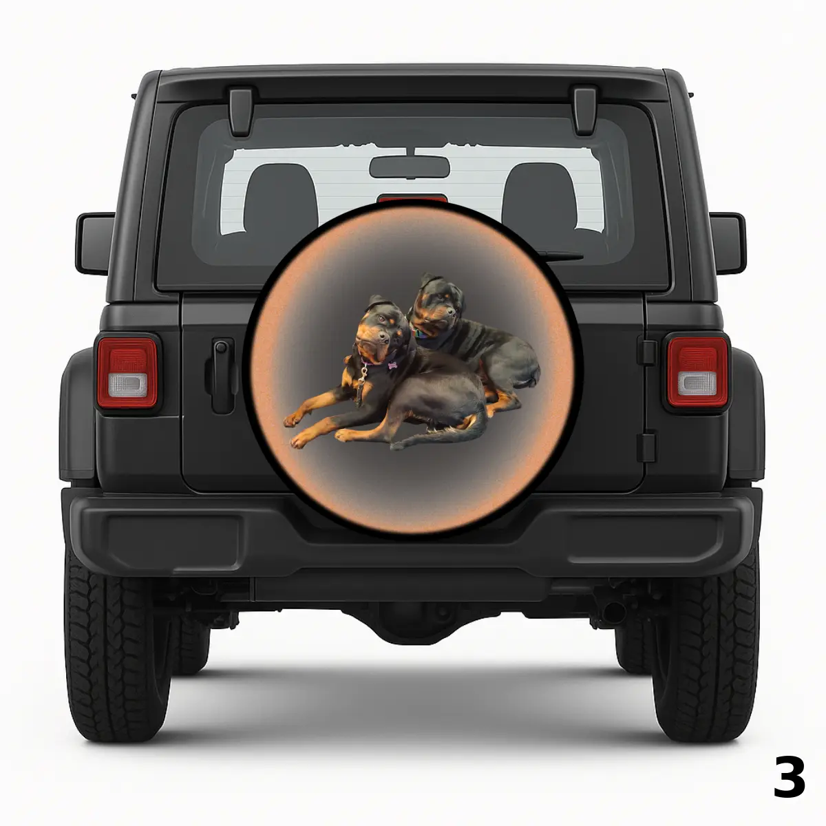 =Rottweiler Duo Spare Tire Cover