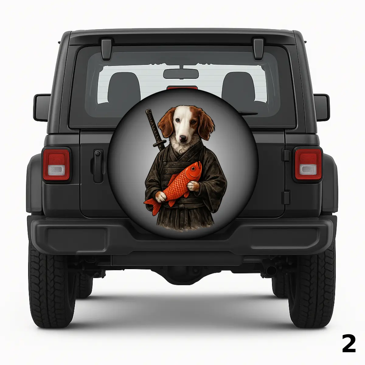 =Samurai Dog Spare Tire Cover