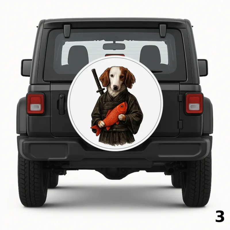 =Samurai Dog Spare Tire Cover