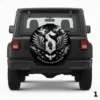 =Silver Shinedown Logo Spare Tire Cover