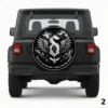=Silver Shinedown Logo Spare Tire Cover