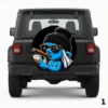 =Smurf With Cigar Spare Tire Cover