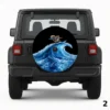 =Squirrel Posing With a Surfboard Spare Tire Cover