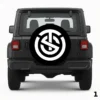 =T S Logo Spare Tire Cover