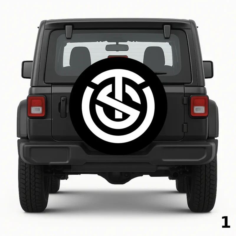 =T S Logo Spare Tire Cover
