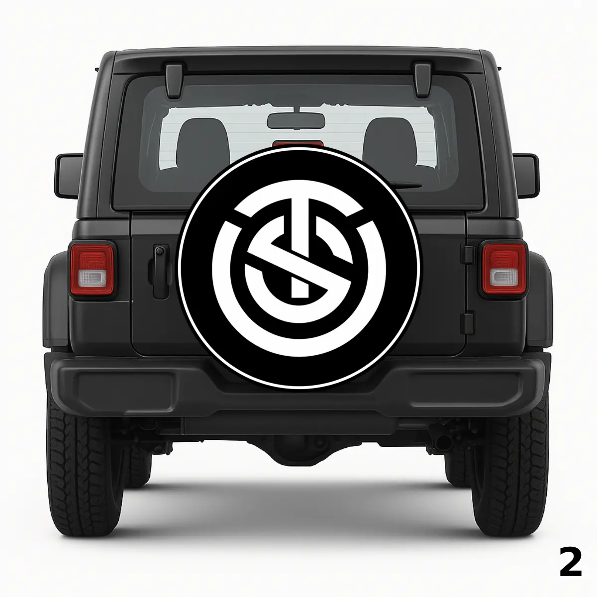 =T S Logo Spare Tire Cover