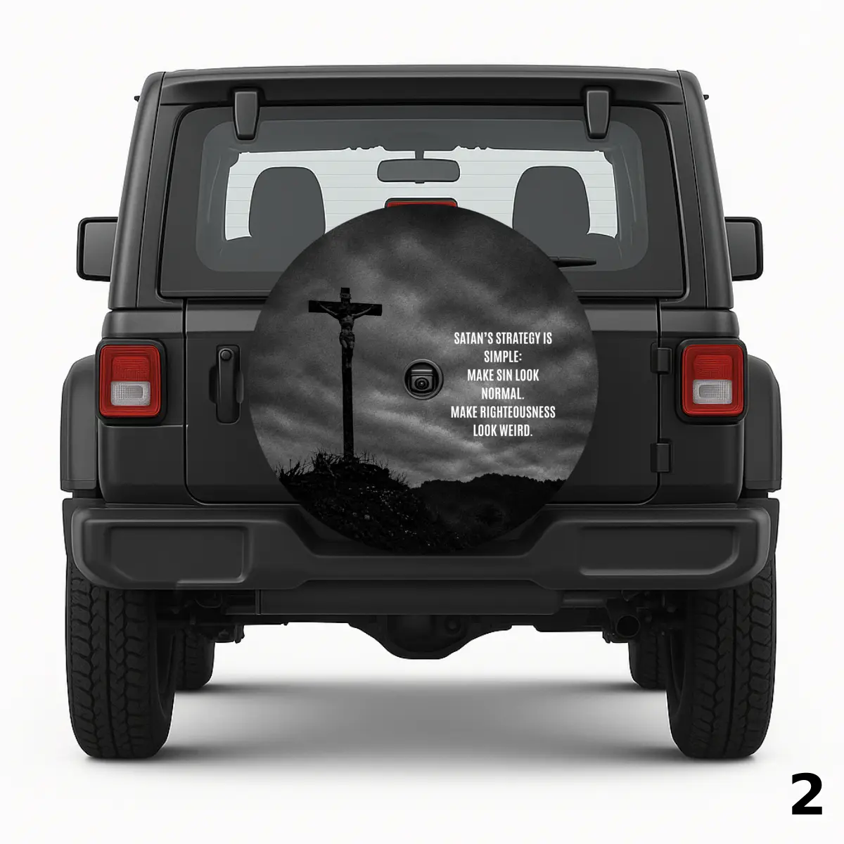=The Cross Stands Spare Tire Cover