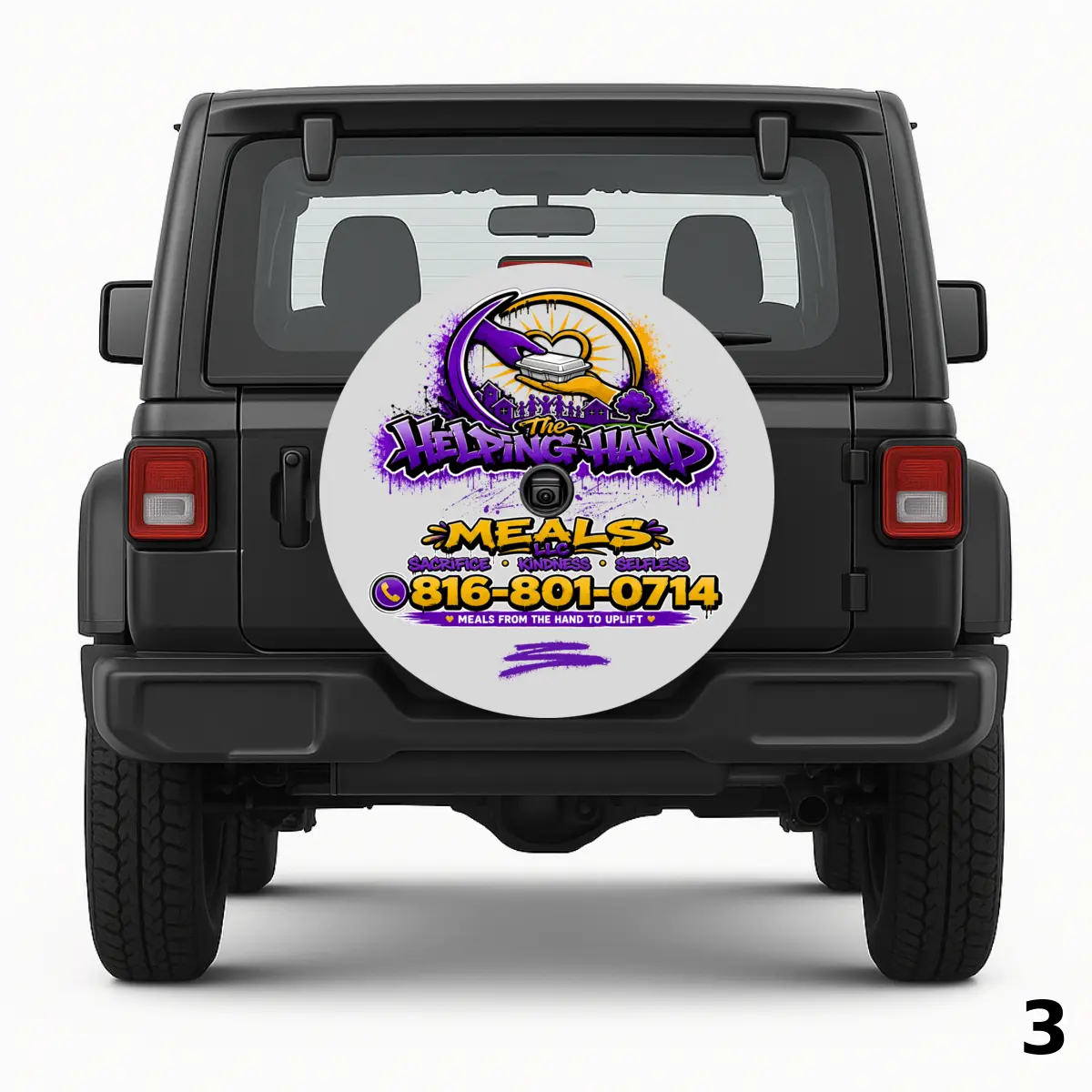 =The Helping Hand Meals Spare Tire Cover