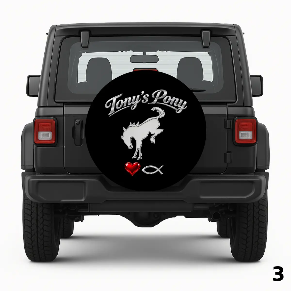 =Tony's Pony Spare Tire Cover
