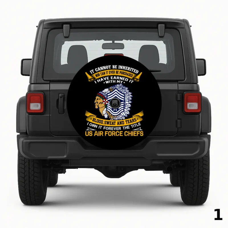 =US Air Force Chiefs Spare Tire Cover