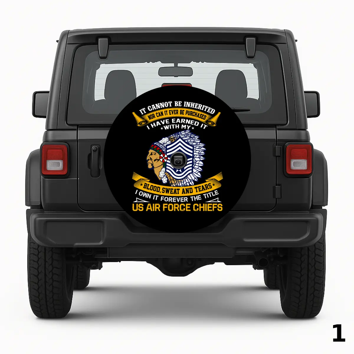 =US Air Force Chiefs Spare Tire Cover