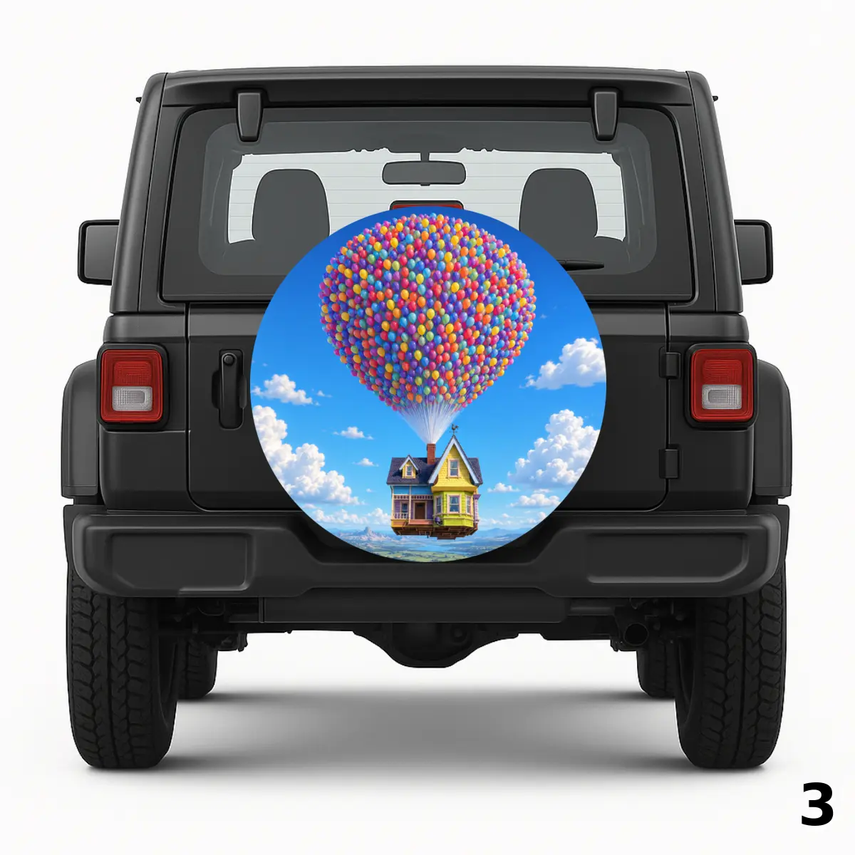 =Up House With Balloons Spare Tire Cover