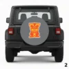 =Vintage Khaki Spare Tire Cover
