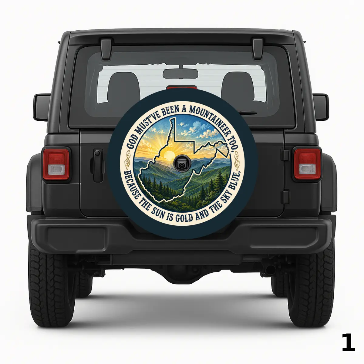 =West Virginia Spare Tire Cover