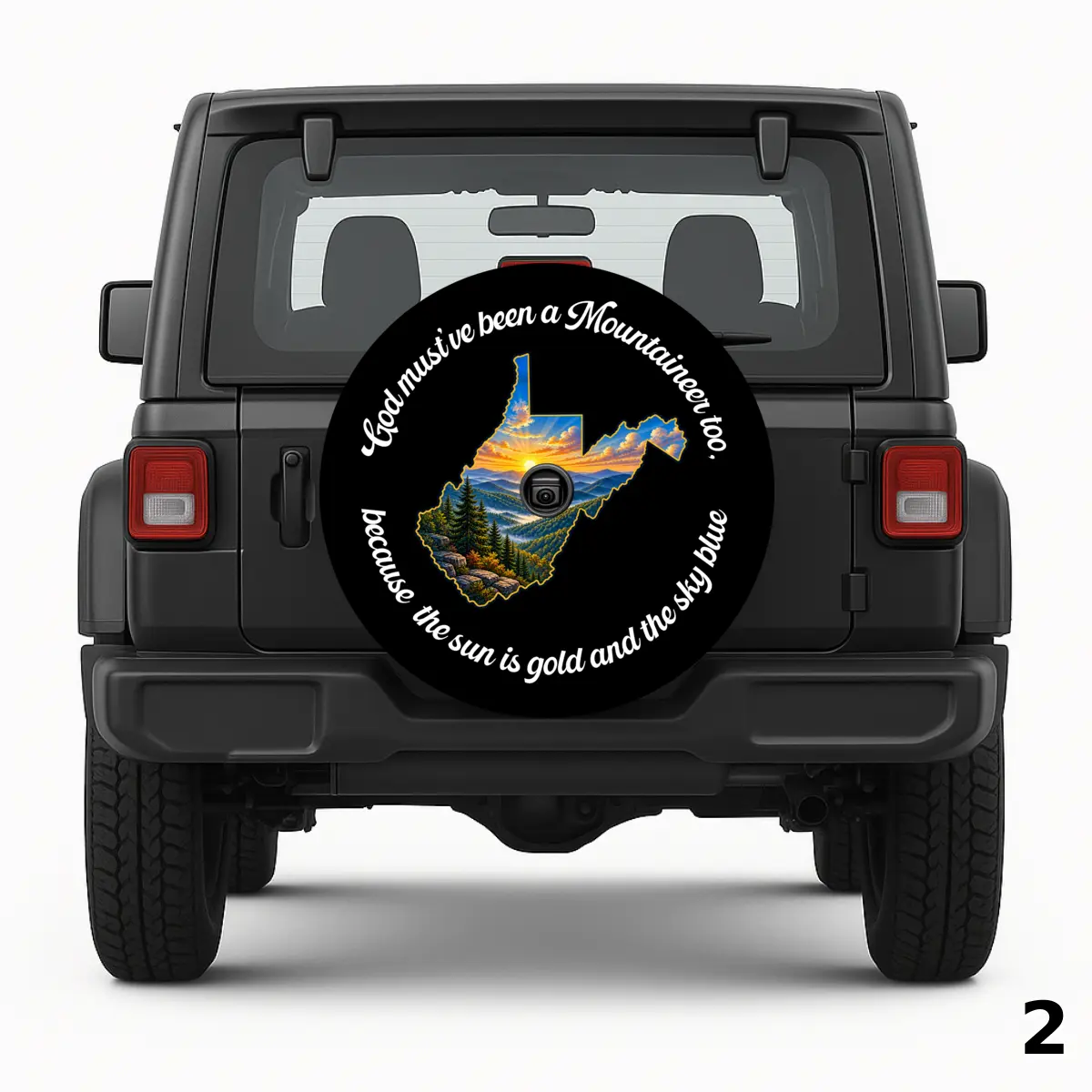 =West Virginia Spare Tire Cover