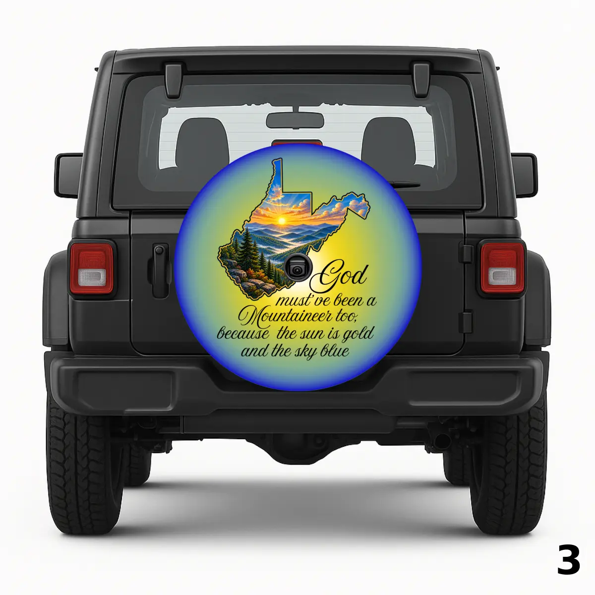 =West Virginia Spare Tire Cover