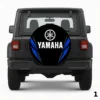 =Yamaha Black Blue Logo Spare Tire Cover