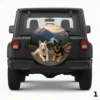 German Shepherds in the Mountains Spare Tire Cover