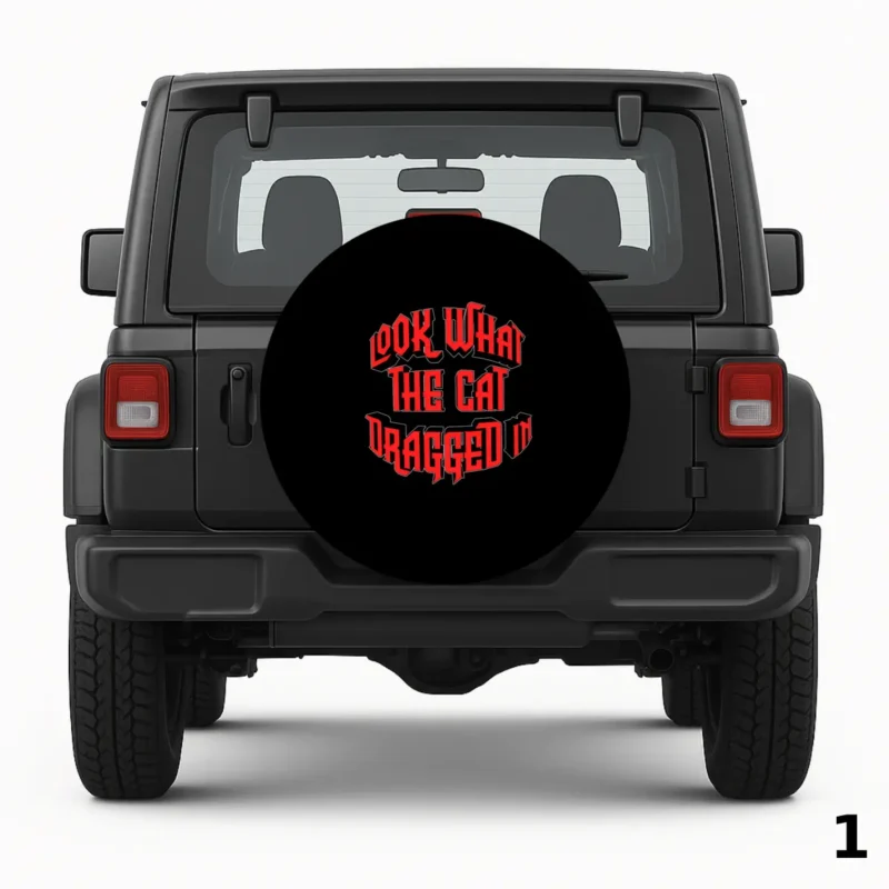 Look What the Cat Dragged In Spare Tire Cover