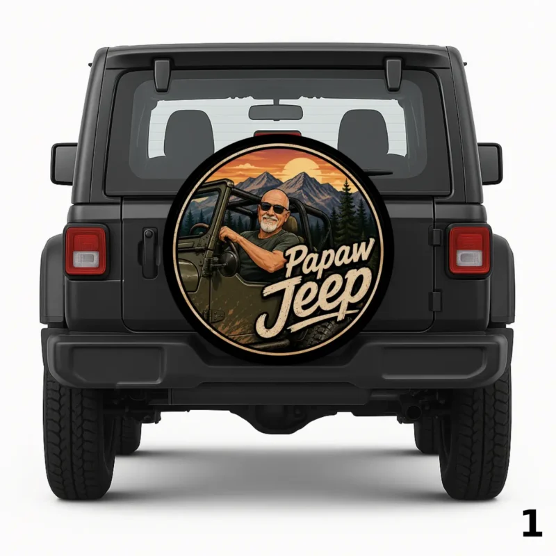 Papaw Jeep Spare Tire Cover