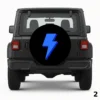 Lightning Bolt Spare Tire Cover
