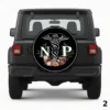 NP Logo With Flowers Spare Tire Cover