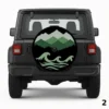 Green Tides And Spare Tire Cover