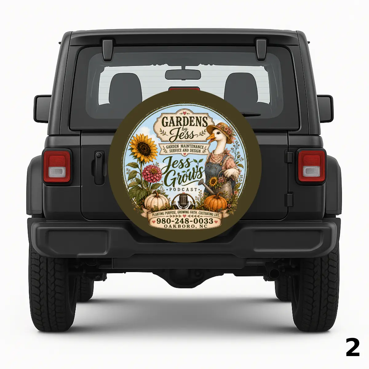 Gardens by Jess LLC Spare Tire Cover