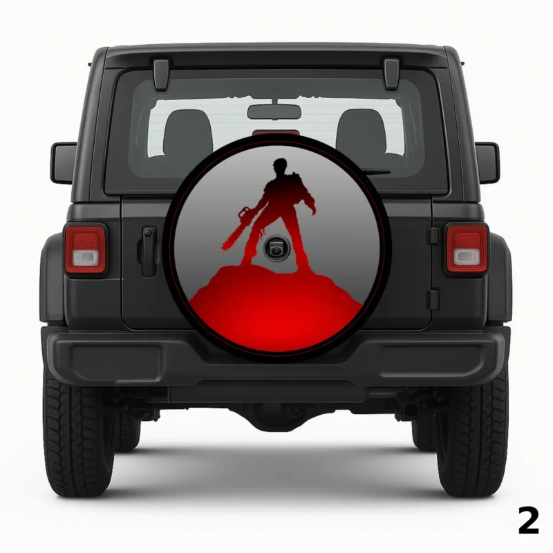 Ash Chainsaw Hand Spare Tire Cover