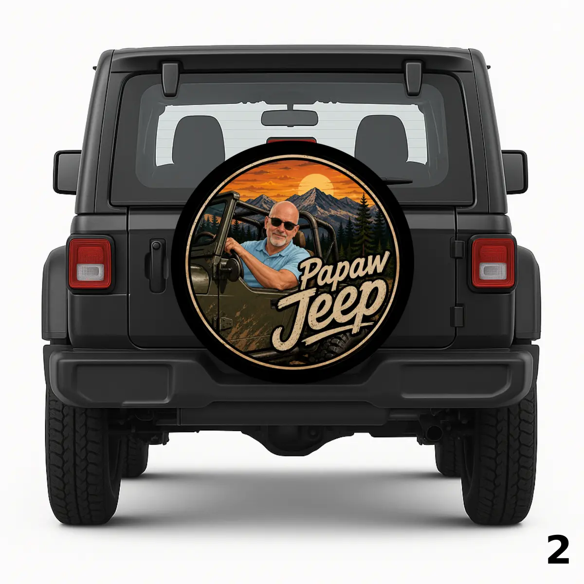 Papaw Jeep Spare Tire Cover