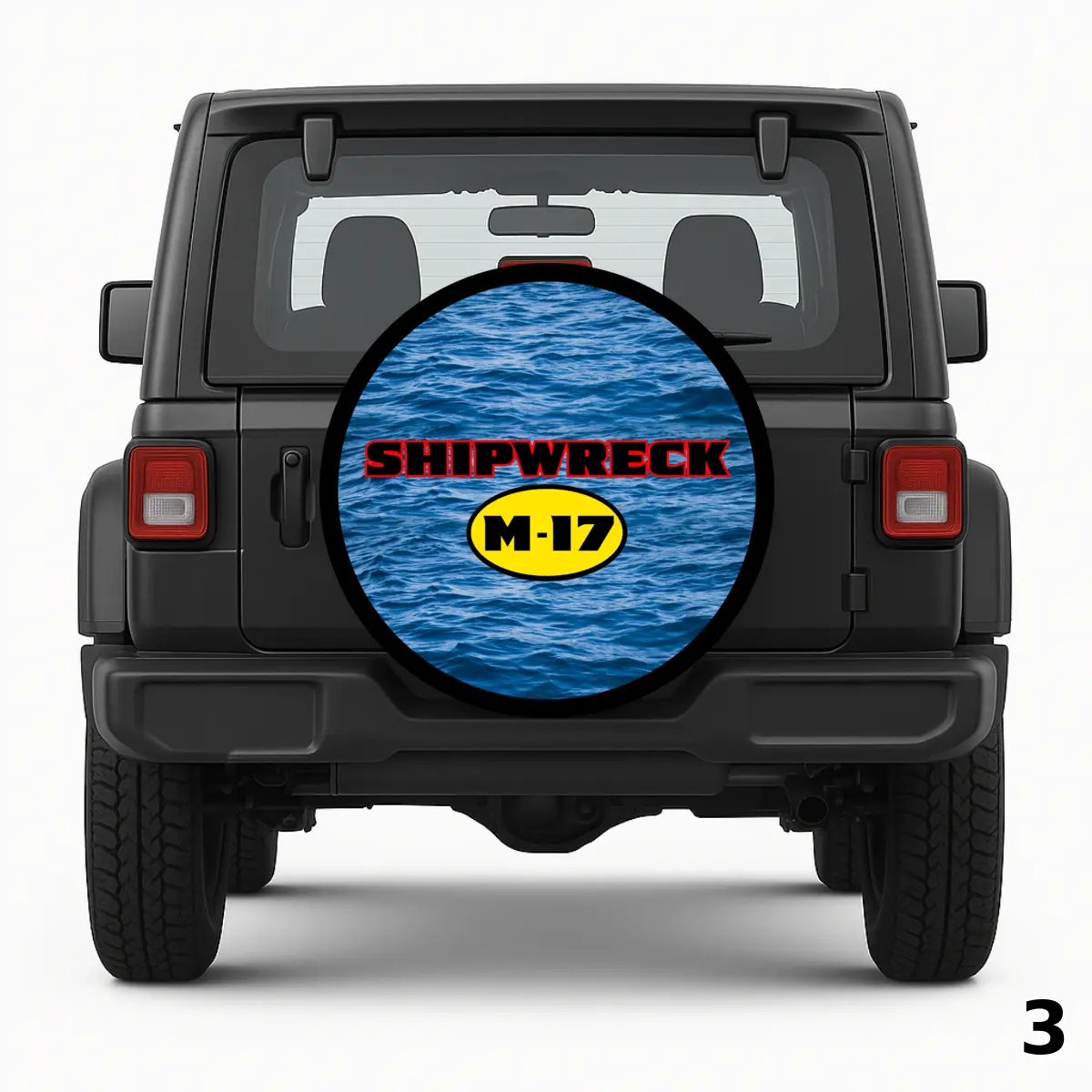 ShipWreck M 17 Spare Tire Cover