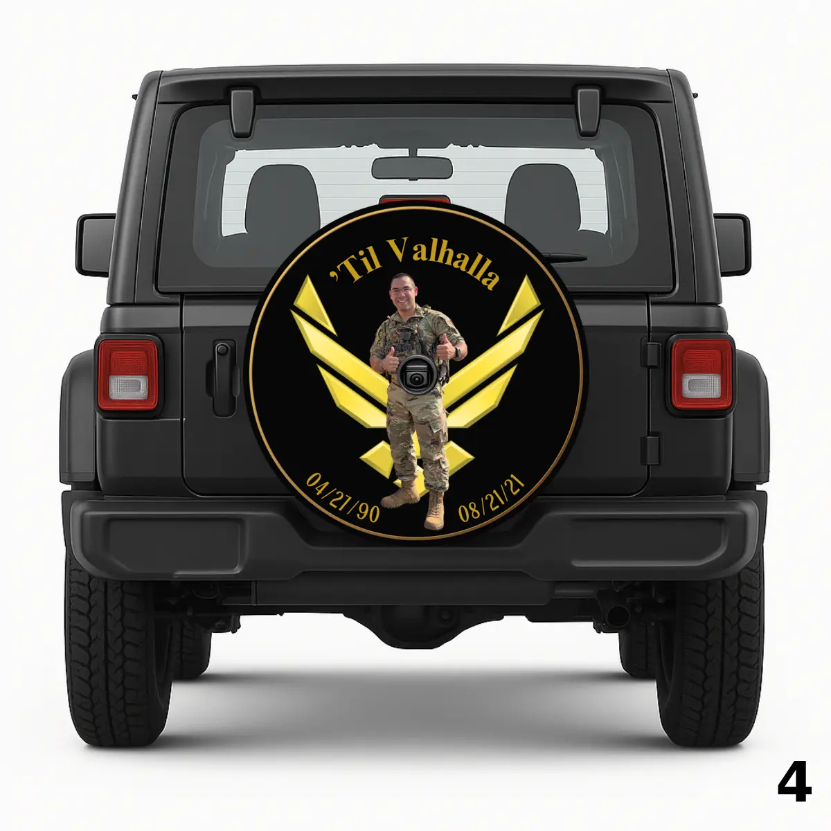 Service Member Memorial Spare Tire Cover