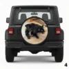Black Pug Spare Tire Cover