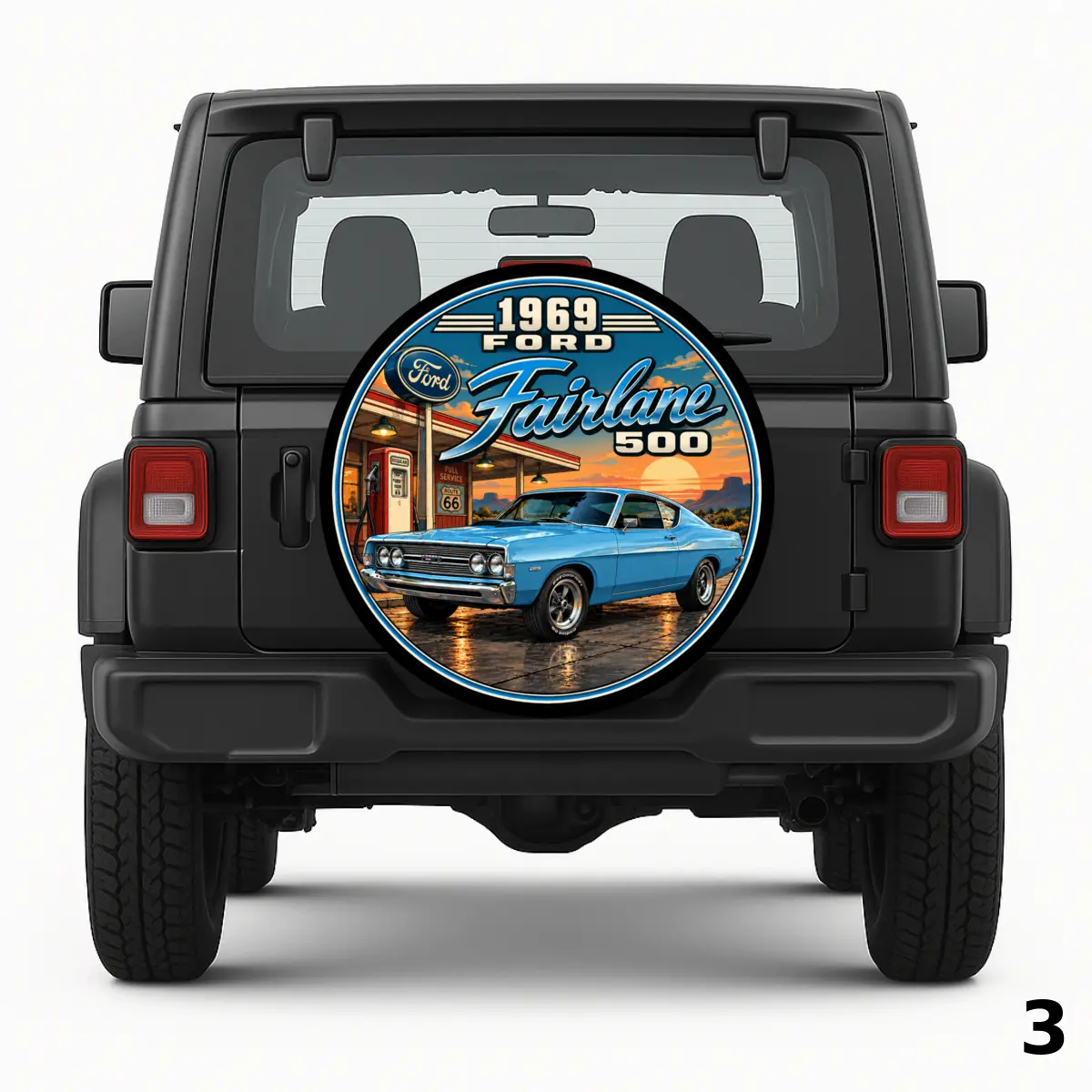 =1969 Ford Fairlane 500 Spare Tire Cover