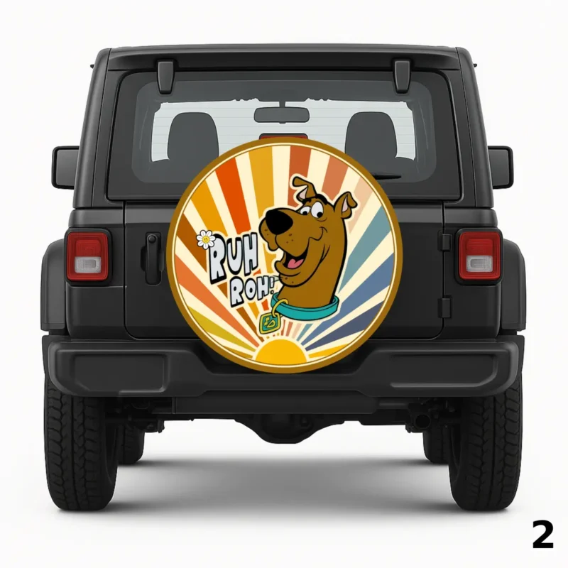 =70's Style Scooby-Doo Spare Tire Cover