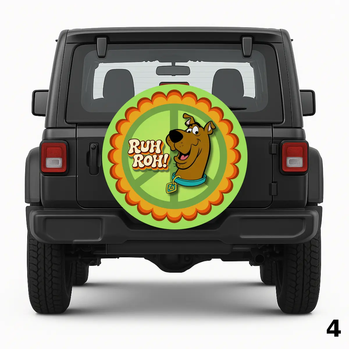 =70's Style Scooby-Doo Spare Tire Cover