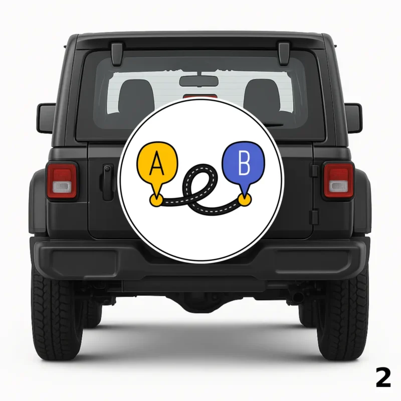 =A to B Spare Tire Cover