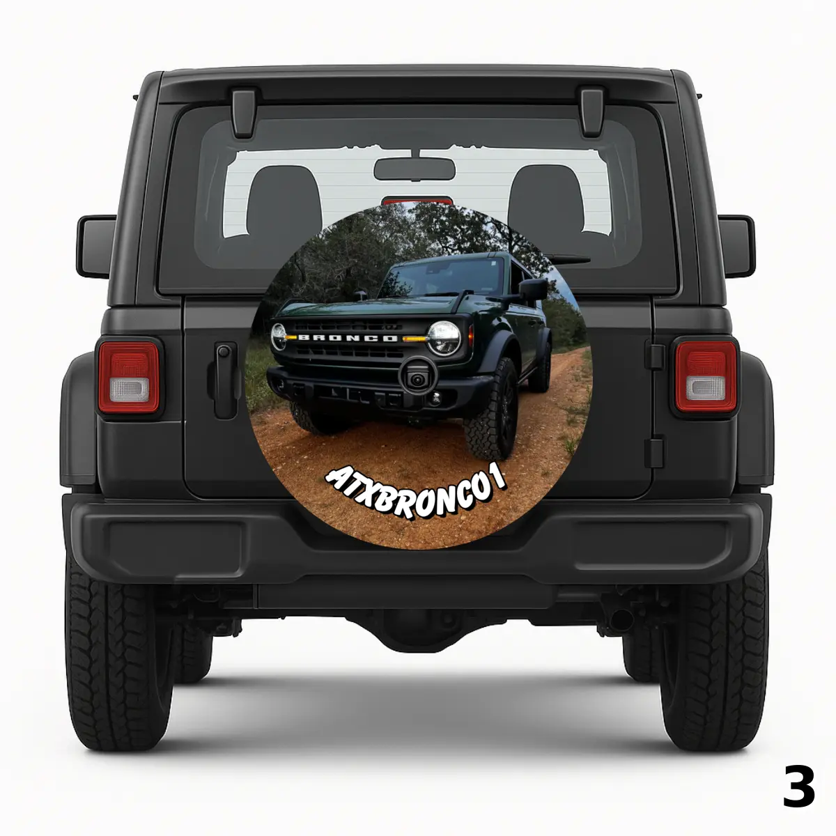 =ATX Bronco Trails Spare Tire Cover