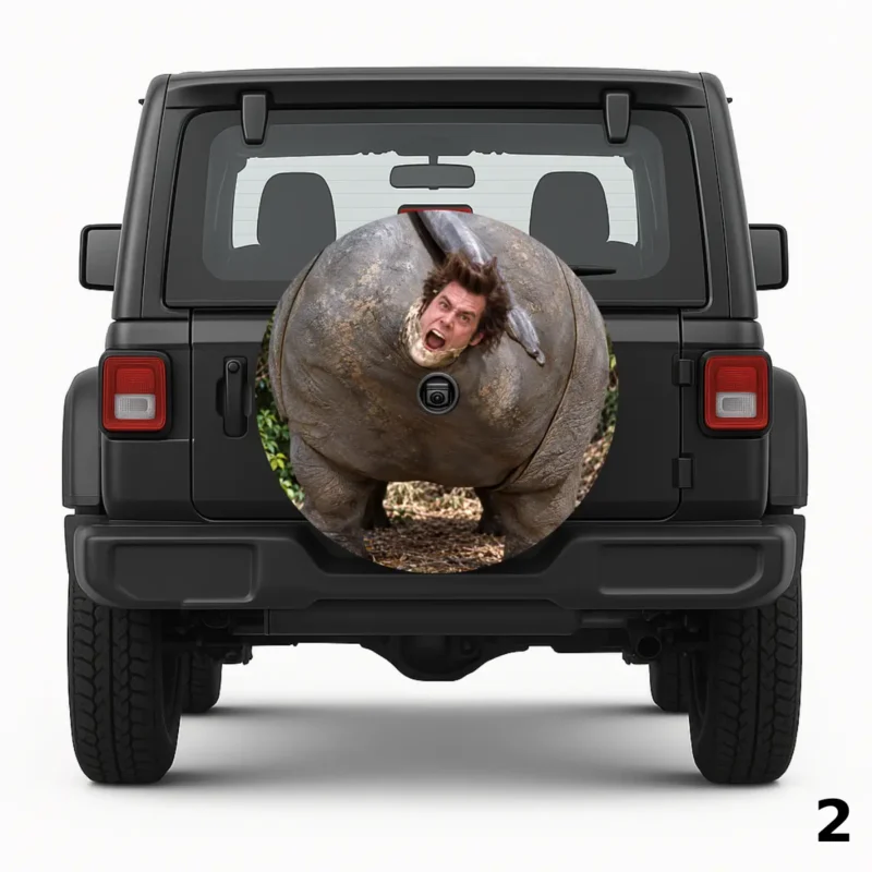 =Ace Ventura Rhino Spare Tire Cover