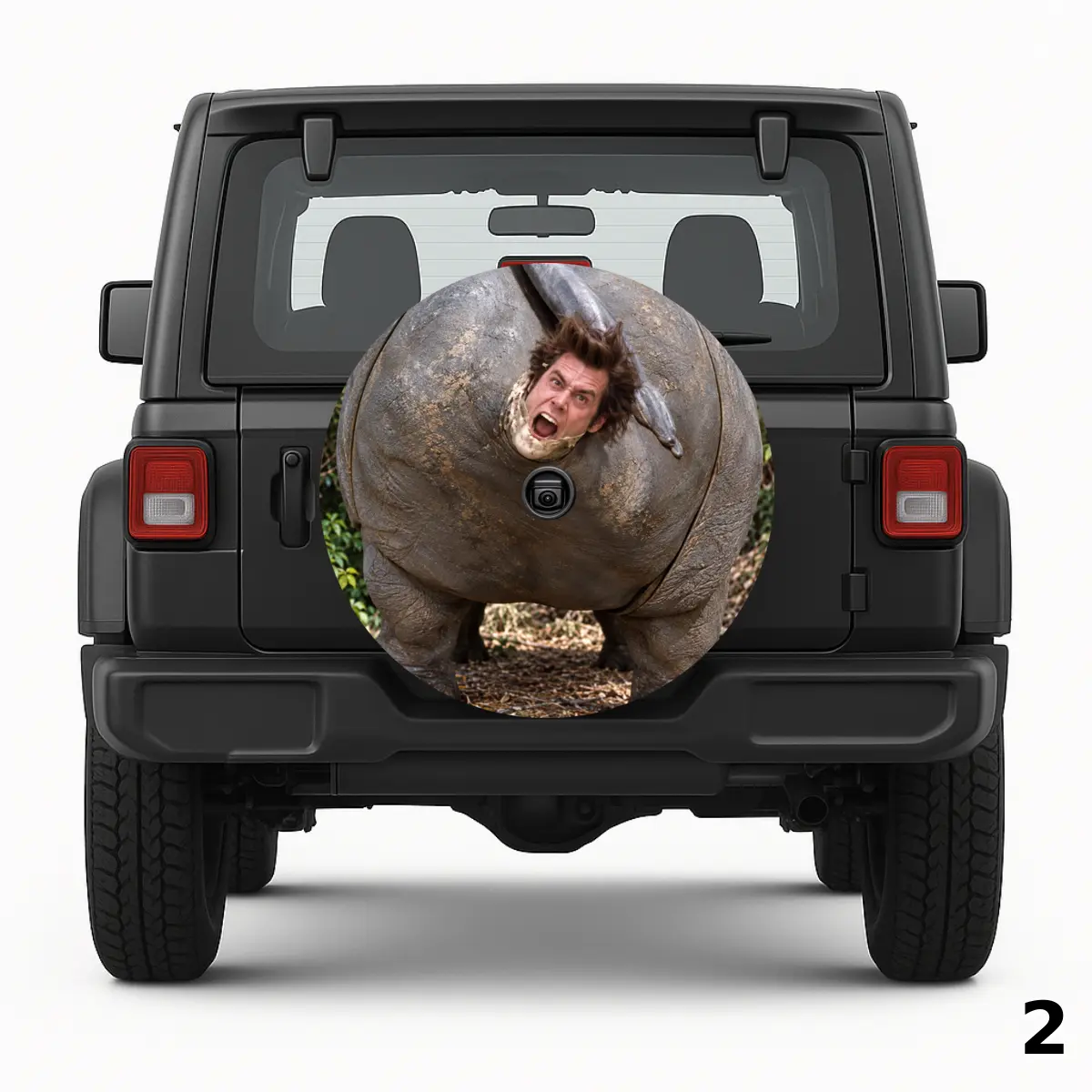 =Ace Ventura Rhino Spare Tire Cover