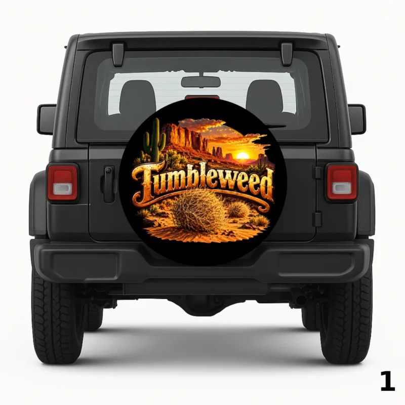 =Arizona Tumbleweed Spare Tire Cover